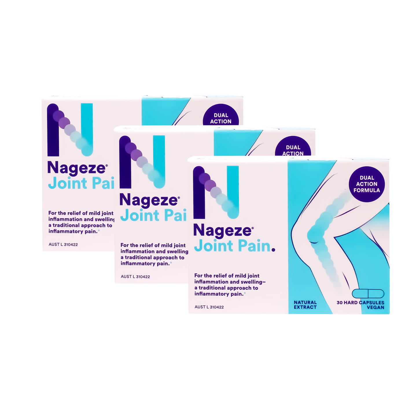 Nageze Joint Pain 3x30 Capsules Bundle
