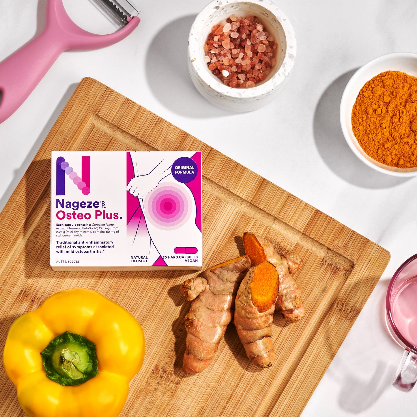 Nageze Osteo Plus 3x30 Capsules Bundle